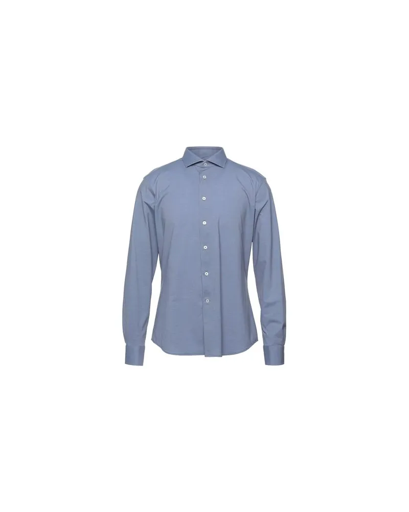 Traiano Milano TOPS - Hemdenauf YOOX.COM Blaugrau