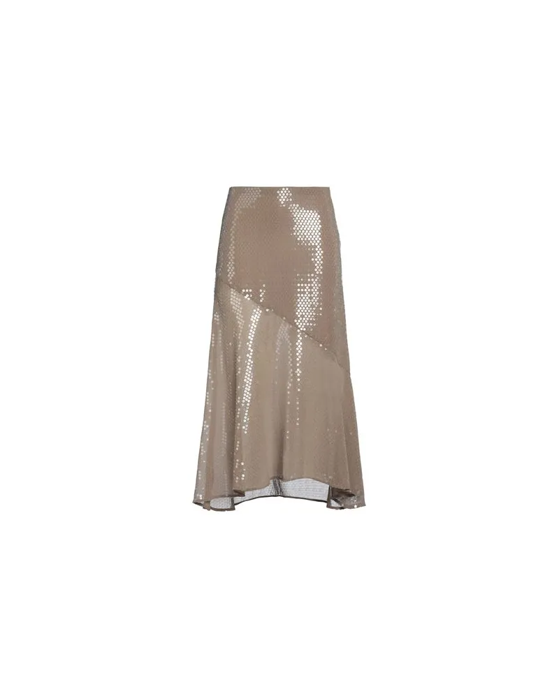 Semicouture HOSEN & RÖCKE - Midi-Röckeauf YOOX.COM Khaki