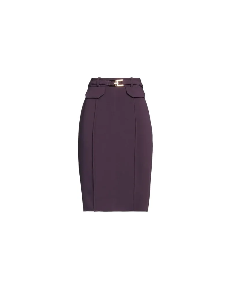 Elisabetta Franchi HOSEN & RÖCKE - Midi-Röckeauf YOOX.COM Dunkelviolett