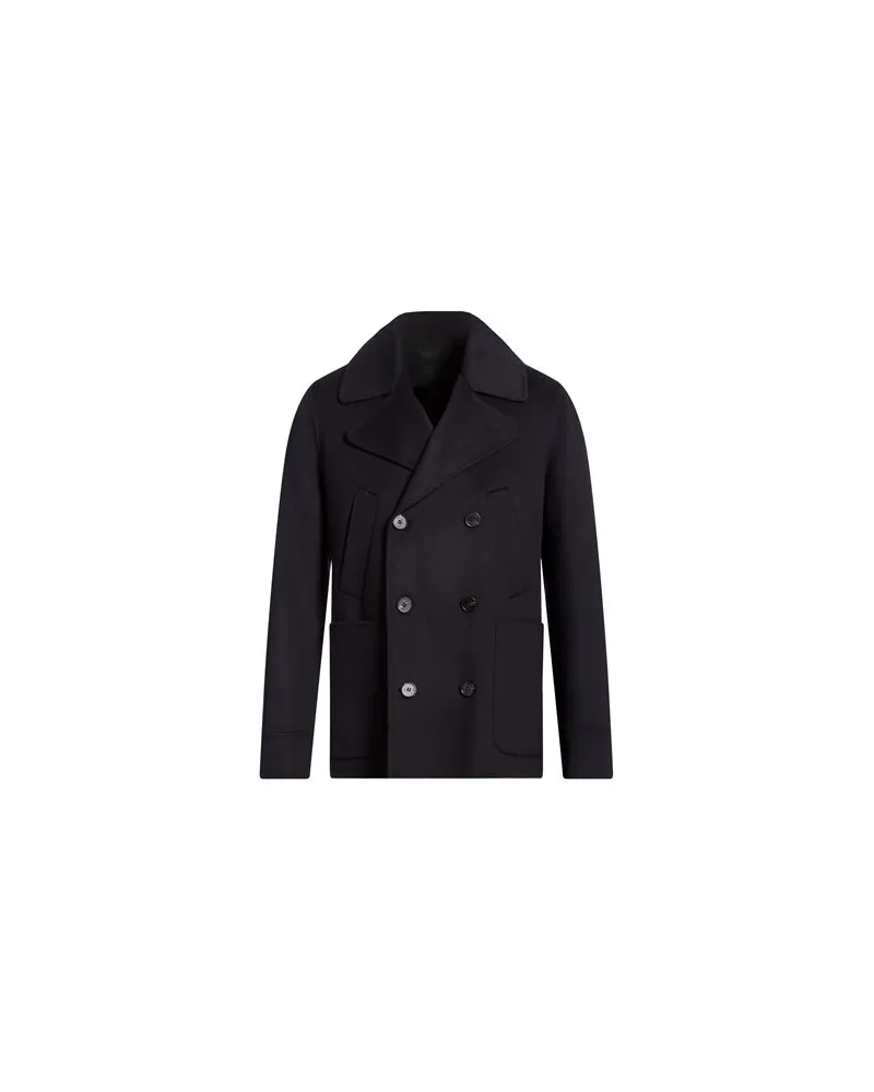 Paltò JACKEN & MÄNTEL - Mäntelauf YOOX.COM Marineblau