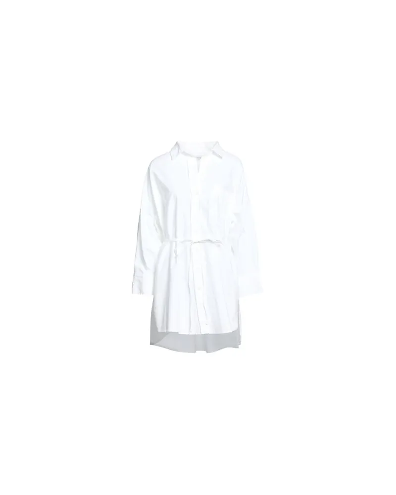 PLAN C TOPS - Hemdenauf YOOX.COM Weiß