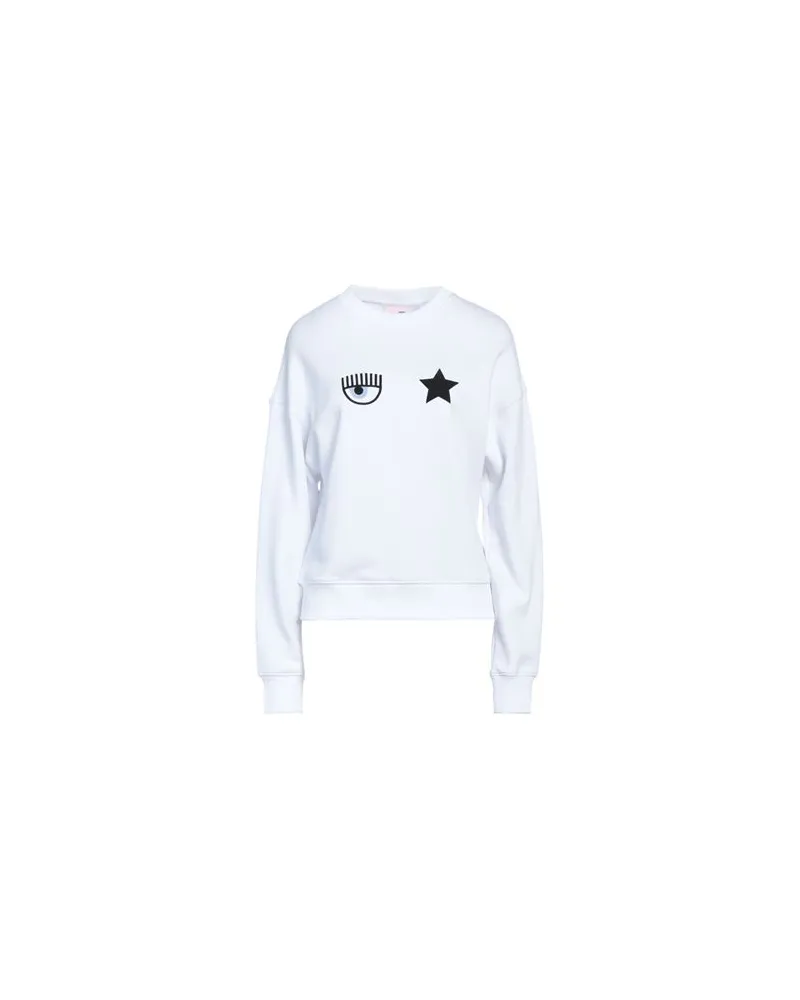 Chiara Ferragni TOPS - Sweatshirtsauf YOOX.COM Weiß