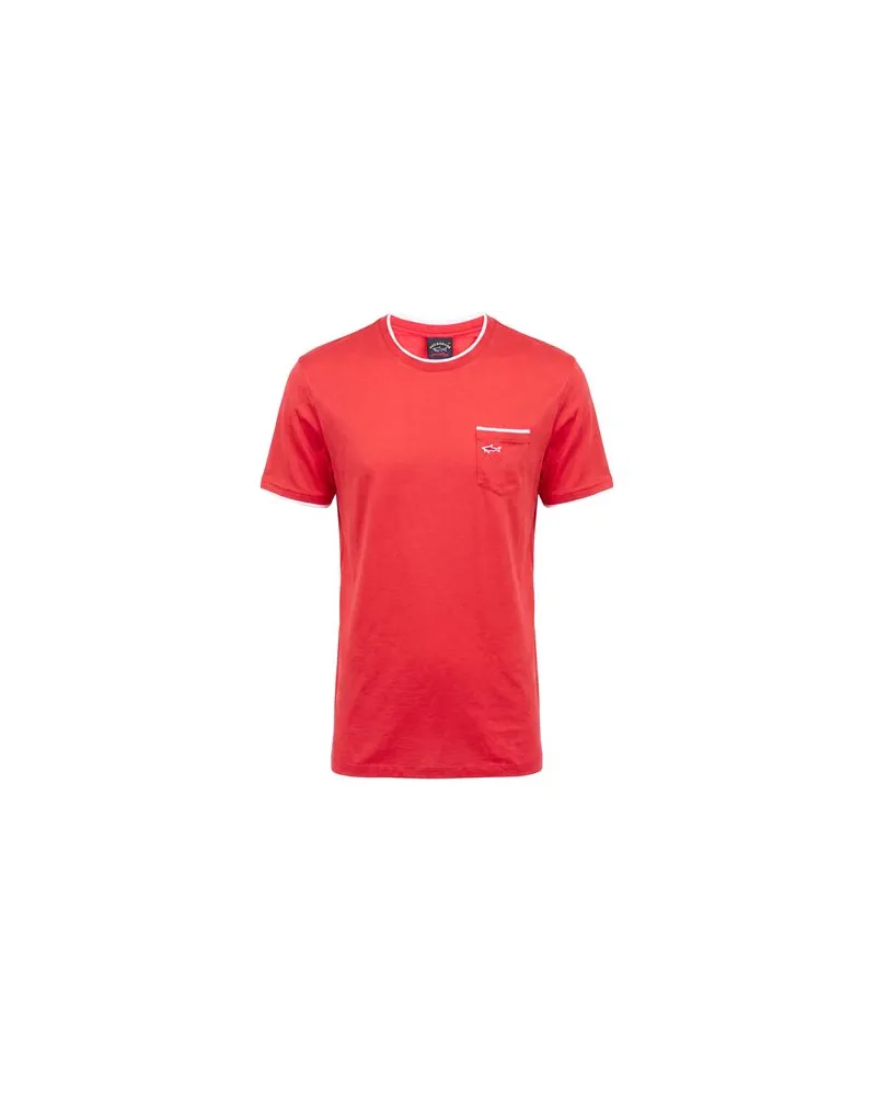 Paul & Shark TOPS - T-shirtsauf YOOX.COM Tomatenrot