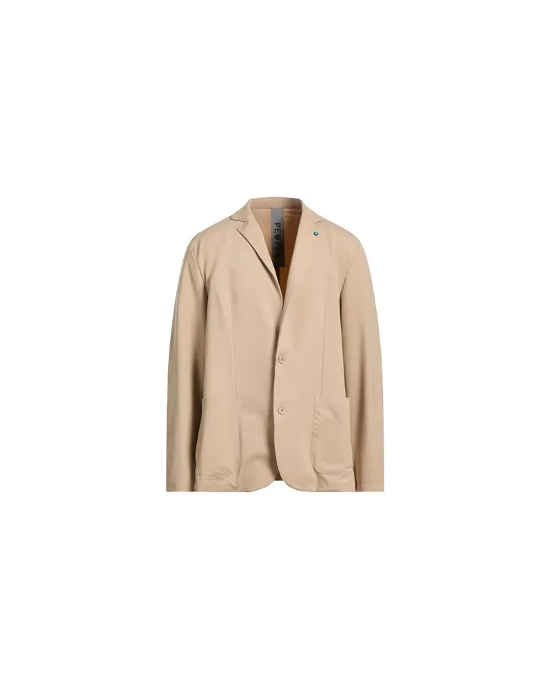 People of Shibuya ANZÜGE und CO-ORDS - Blazersauf YOOX.COM Beige