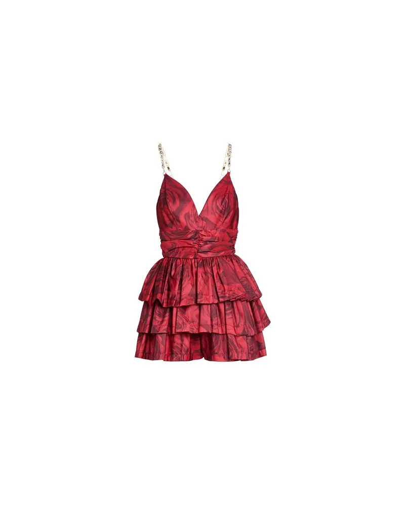 Elisabetta Franchi OVERALLS - Playsuitsauf YOOX.COM Rot