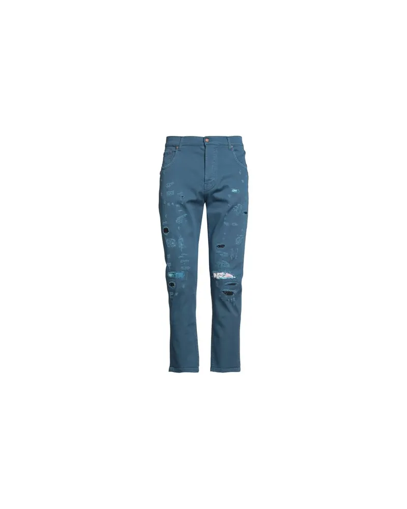 Daniele Alessandrini HOSEN & RÖCKE - Jeanshosenauf YOOX.COM Blaugrau