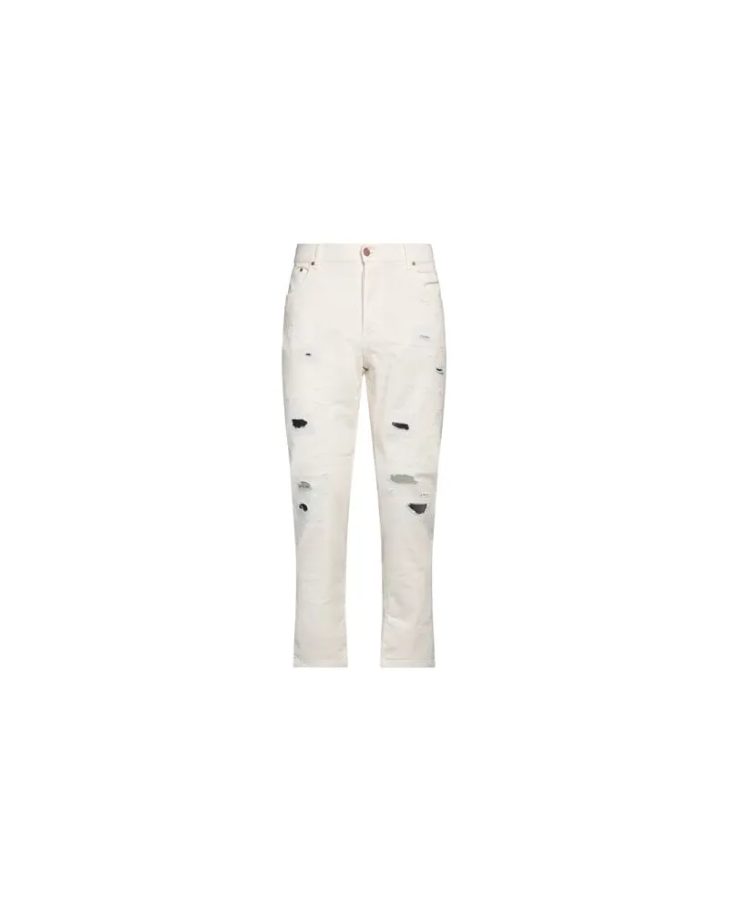 Daniele Alessandrini HOSEN & RÖCKE - Jeanshosenauf YOOX.COM Weiß