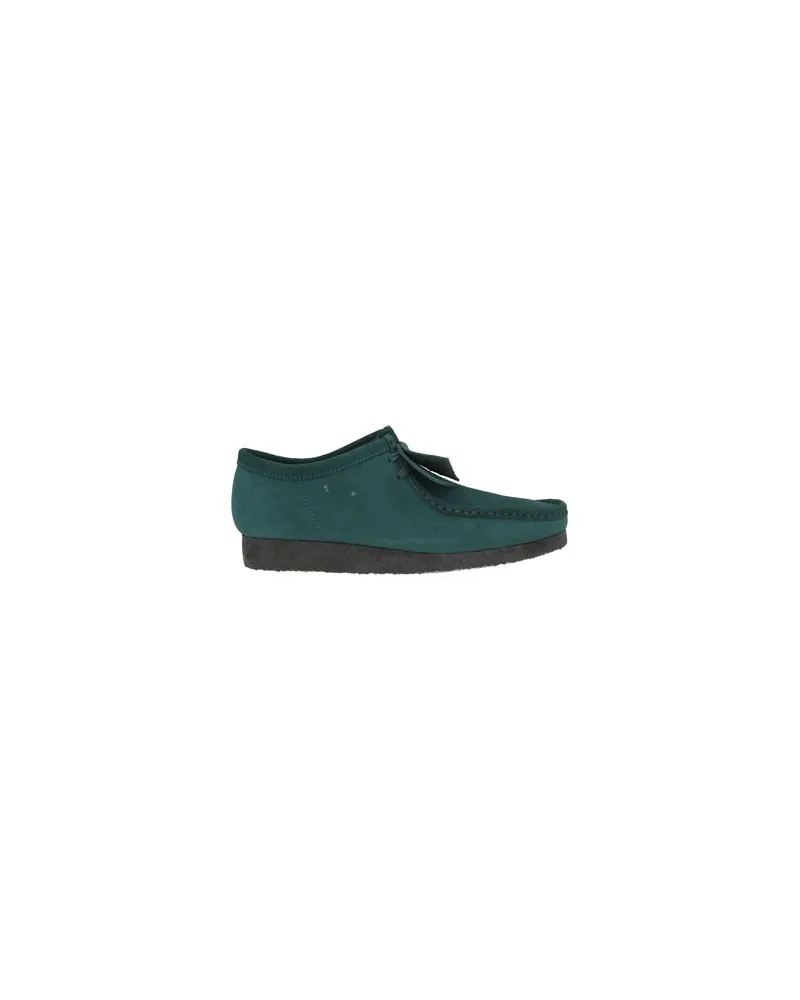 Clarks WALLABEE - SCHUHE - Schnürschuheauf YOOX.COM Dunkelgrün