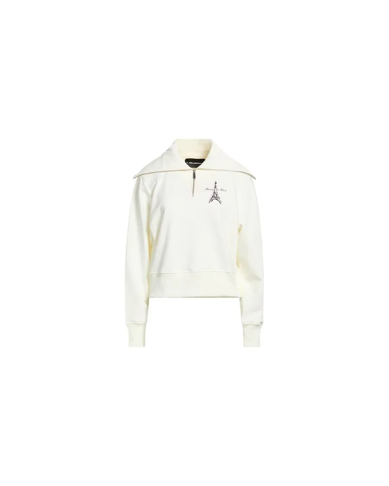 Karl Lagerfeld TOPS - Sweatshirtsauf YOOX.COM Elfenbein