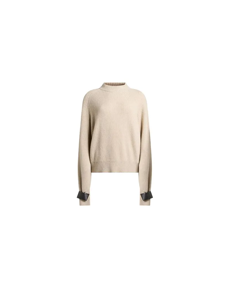 Brunello Cucinelli STRICKWAREN - Rollkragenpulloverauf YOOX.COM Beige