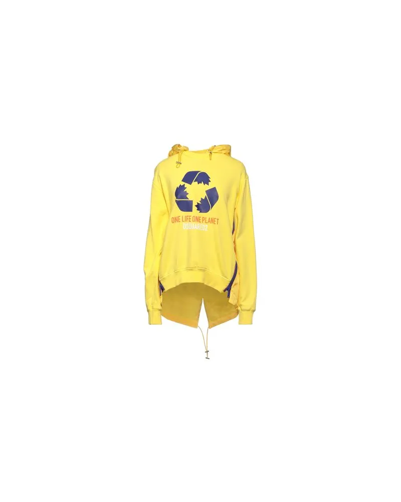 Dsquared2 TOPS - Sweatshirtsauf YOOX.COM Gelb