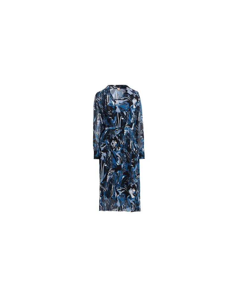 HUGO BOSS KLEIDER - Midi-Kleiderauf YOOX.COM Blau