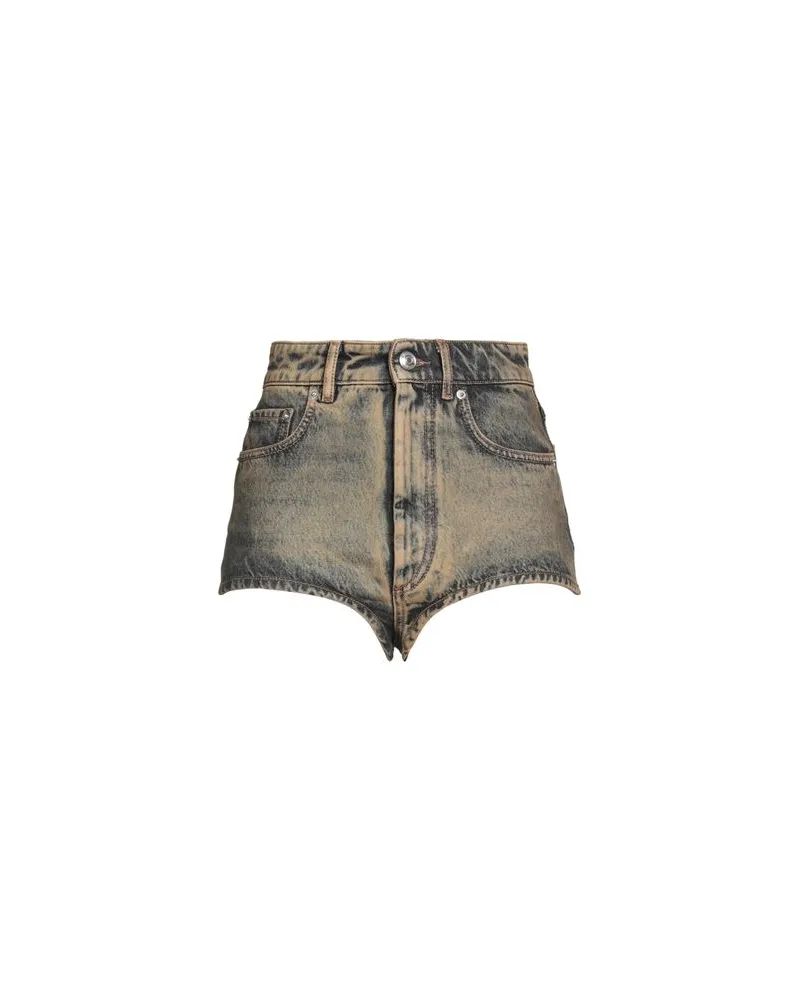 SPORTMAX HOSEN & RÖCKE - Jeansshortsauf YOOX.COM Beige
