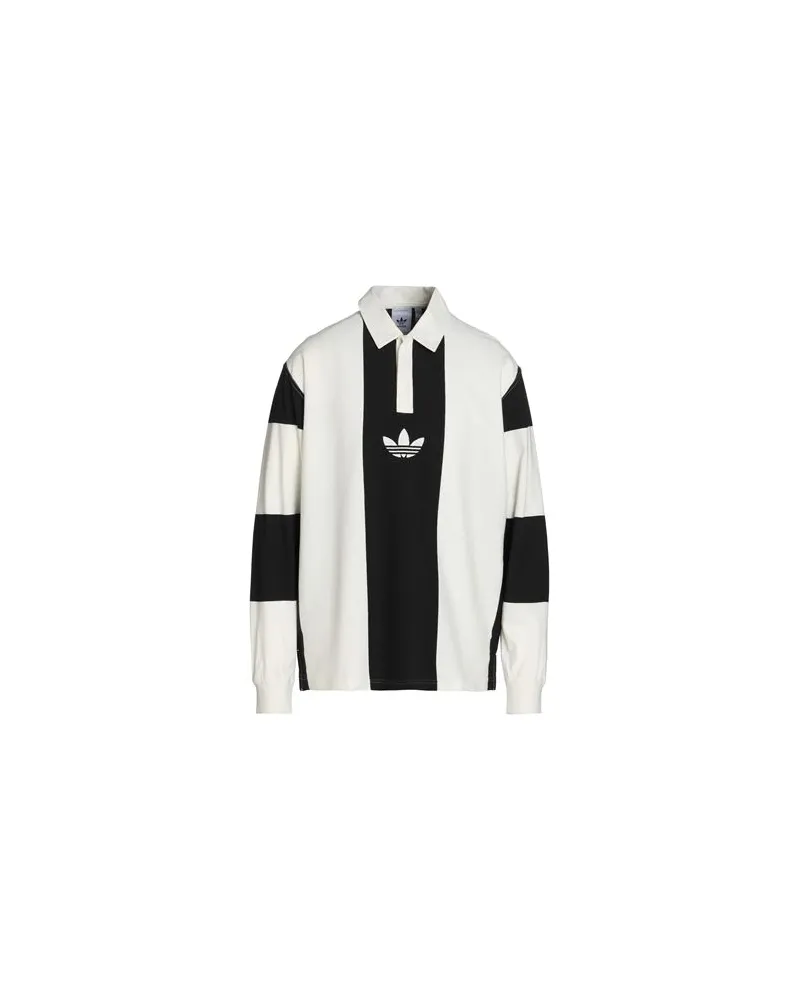 adidas HACK RUGB TEE  - HACK RUGB TEE - TOPS - Poloshirtsauf YOOX.COM Schwarz