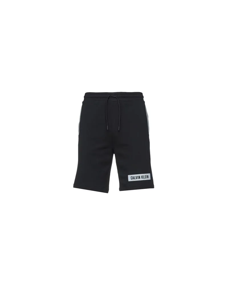 Calvin Klein PW - 9IN KNIT SHORT	 - HOSEN & RÖCKE - Shorts & Bermudashortsauf YOOX.COM Schwarz