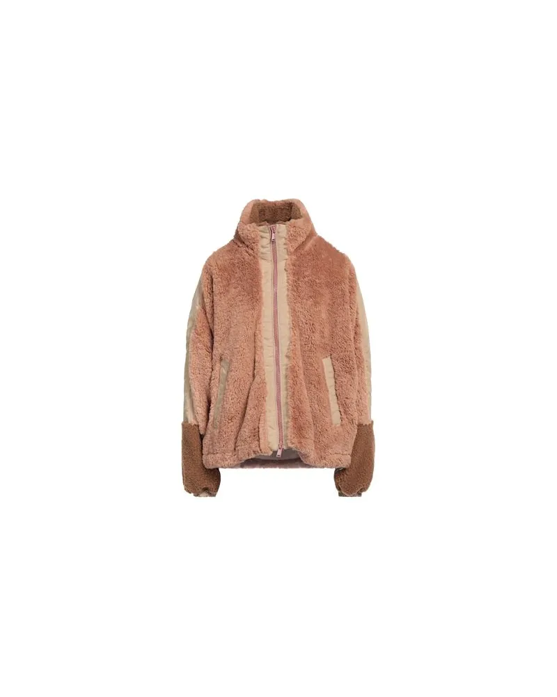 OOF WEAR JACKEN & MÄNTEL - Shearling- & Kunstfellauf YOOX.COM Hellbraun