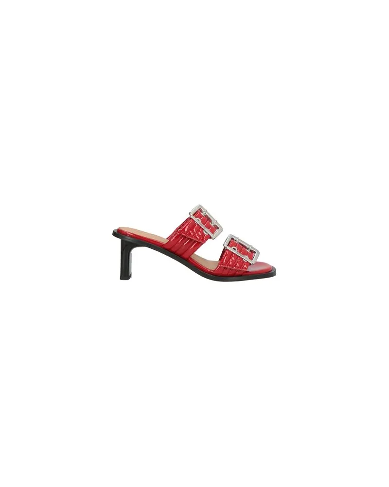 Ganni SCHUHE - Sandalenauf YOOX.COM Rot