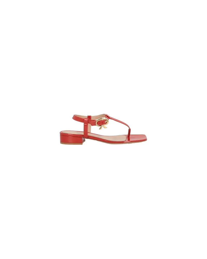 Gianvito Rossi SCHUHE - Zehentrennerauf YOOX.COM Tomatenrot