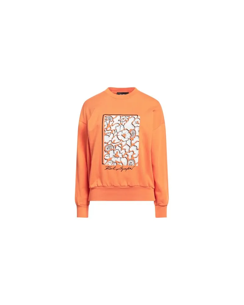 Karl Lagerfeld TOPS - Sweatshirtsauf YOOX.COM Orange