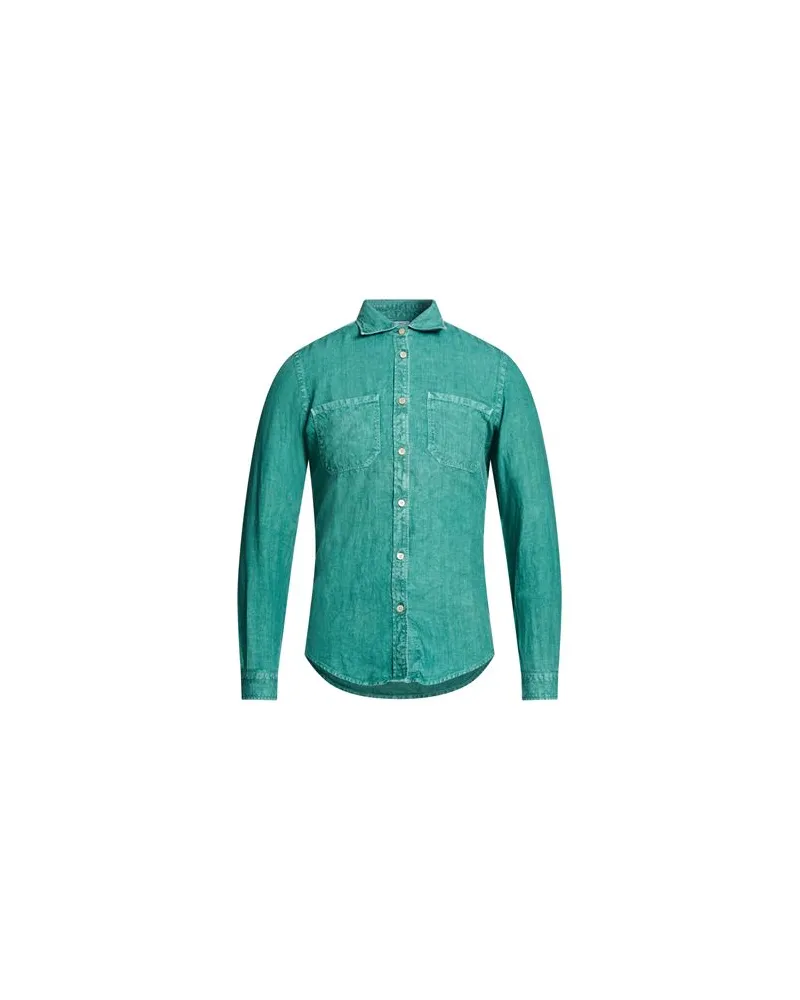 Boglioli TOPS - Hemdenauf YOOX.COM Smaragdgrün