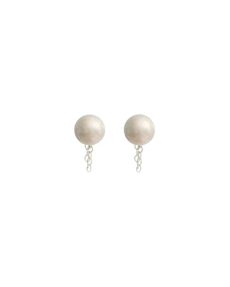 Jil Sander SCHMUCK und UHREN - Ohrringeauf YOOX.COM Silber
