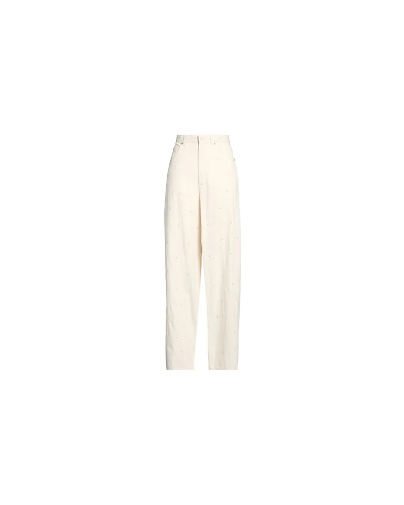 Marni HOSEN & RÖCKE - Jeanshosenauf YOOX.COM Cremeweiß
