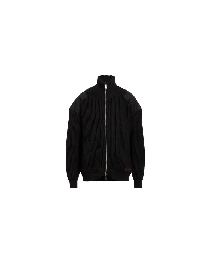 Dsquared2 STRICKWAREN - Strickjackenauf YOOX.COM Schwarz