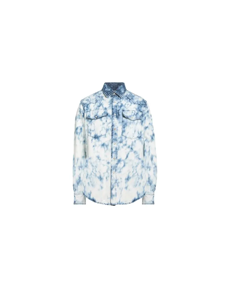 Palm Angels TOPS - Jeanshemdenauf YOOX.COM Blau
