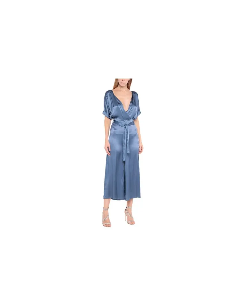 Semicouture OVERALLS - Jumpsuitsauf YOOX.COM Blaugrau