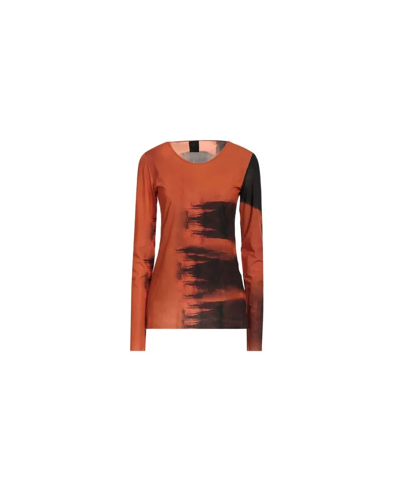 Masnada TOPS - T-shirtsauf YOOX.COM Rostrot