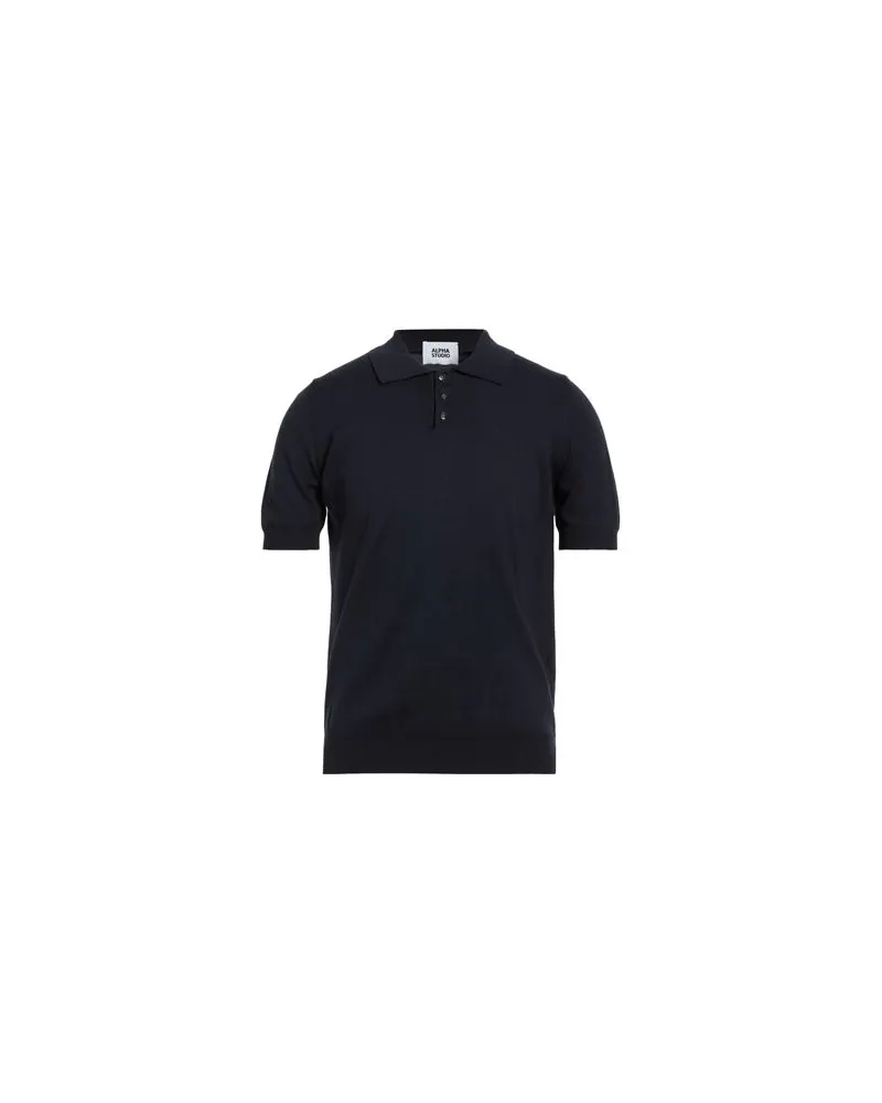 Alpha Studio STRICKWAREN - Pulloverauf YOOX.COM Nachtblau