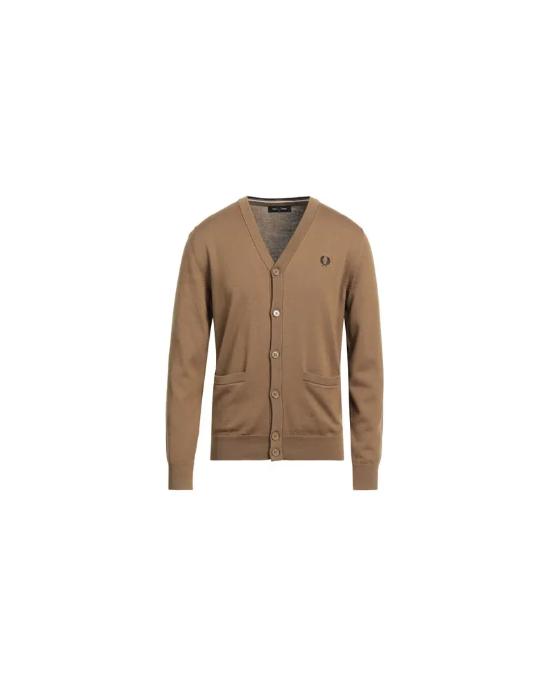 Fred Perry STRICKWAREN - Strickjackenauf YOOX.COM Khaki