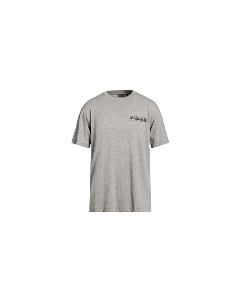 Napapijri TOPS - T-shirtsauf YOOX.COM Hellgrau
