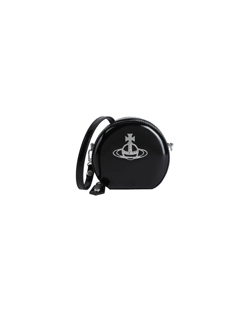 Vivienne Westwood DAISY MINI ROUND CROSSBODY  - TASCHEN - Umhängetascheauf YOOX.COM Schwarz