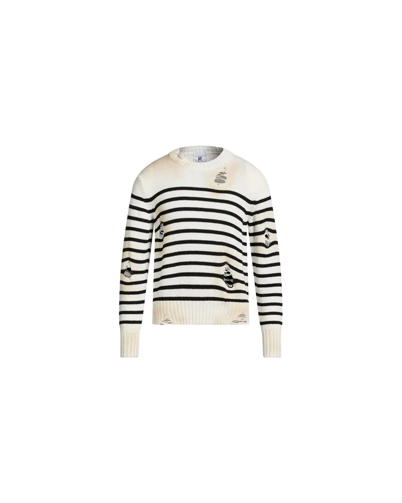 PT TORINO STRICKWAREN - Pulloverauf YOOX.COM Cremeweiß