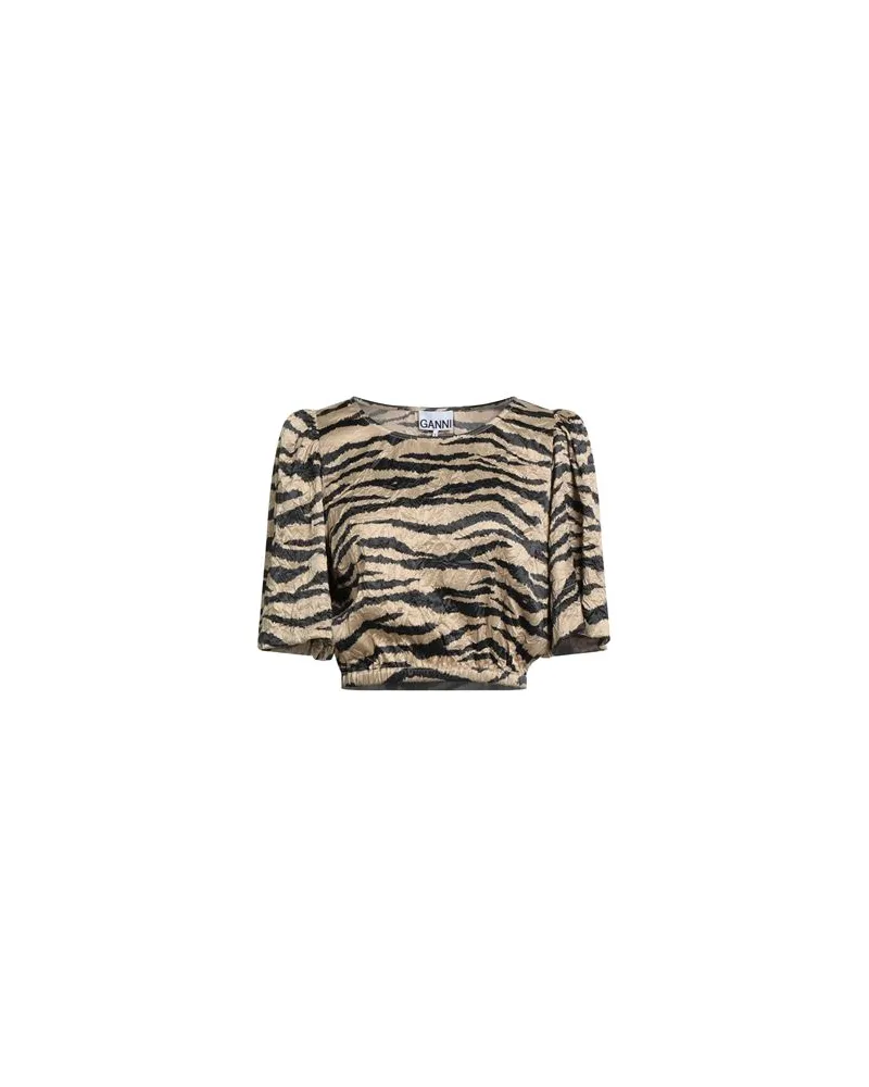 Ganni TOPS - Topsauf YOOX.COM Sand