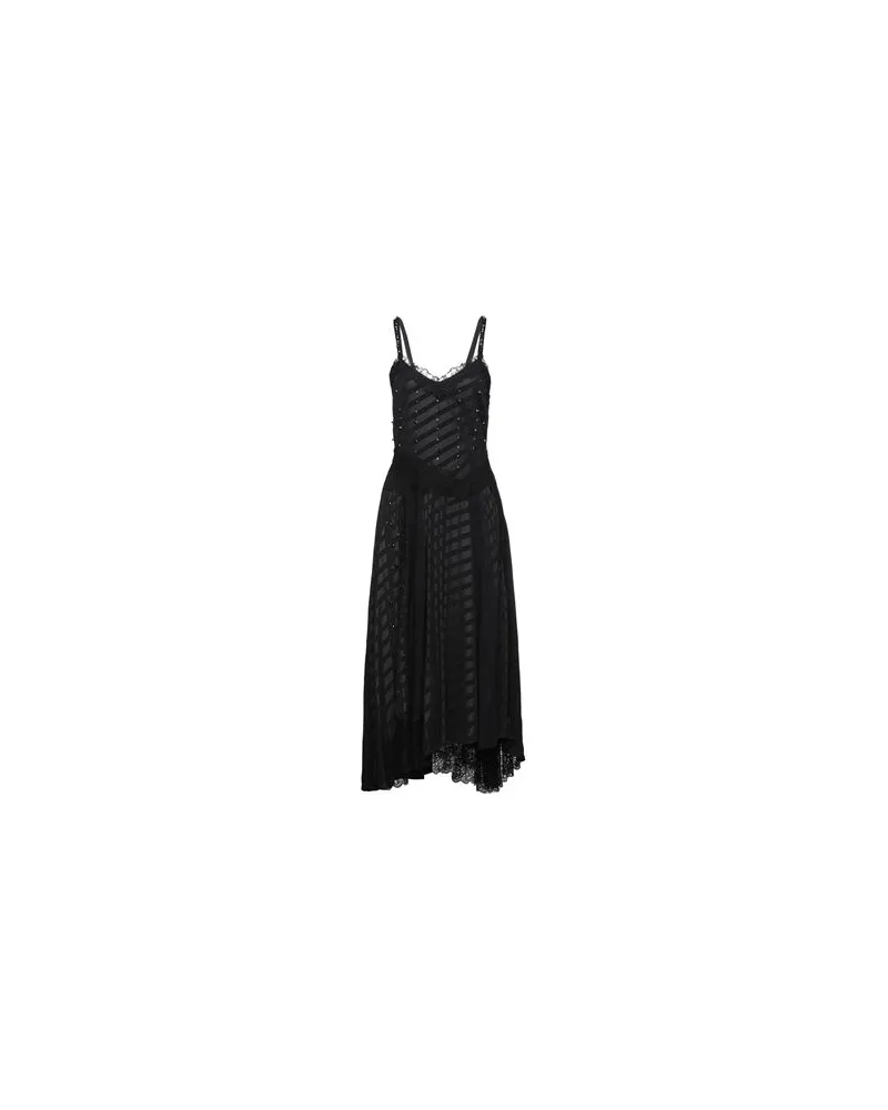 KOCHÉ KLEIDER - Midi-Kleiderauf YOOX.COM Schwarz