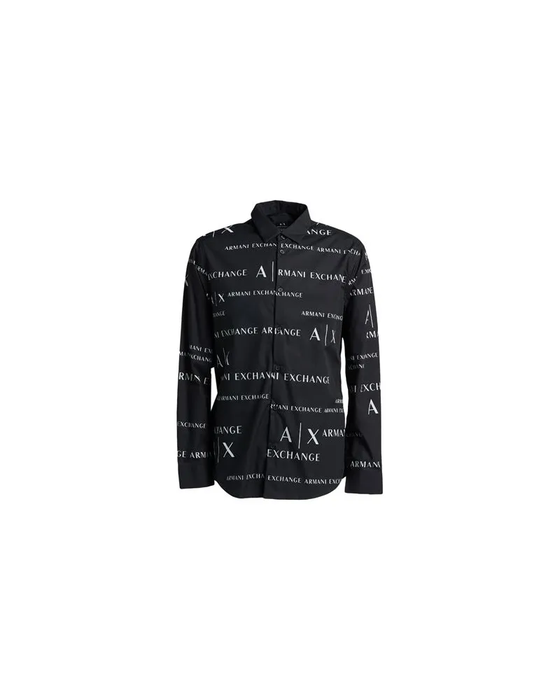 Armani Exchange TOPS - Hemdenauf YOOX.COM Schwarz
