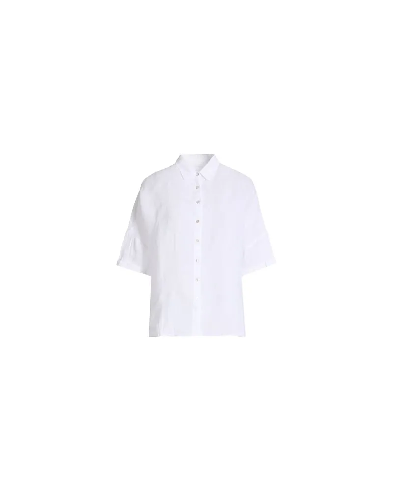 120% Lino TOPS - Hemdenauf YOOX.COM Weiß