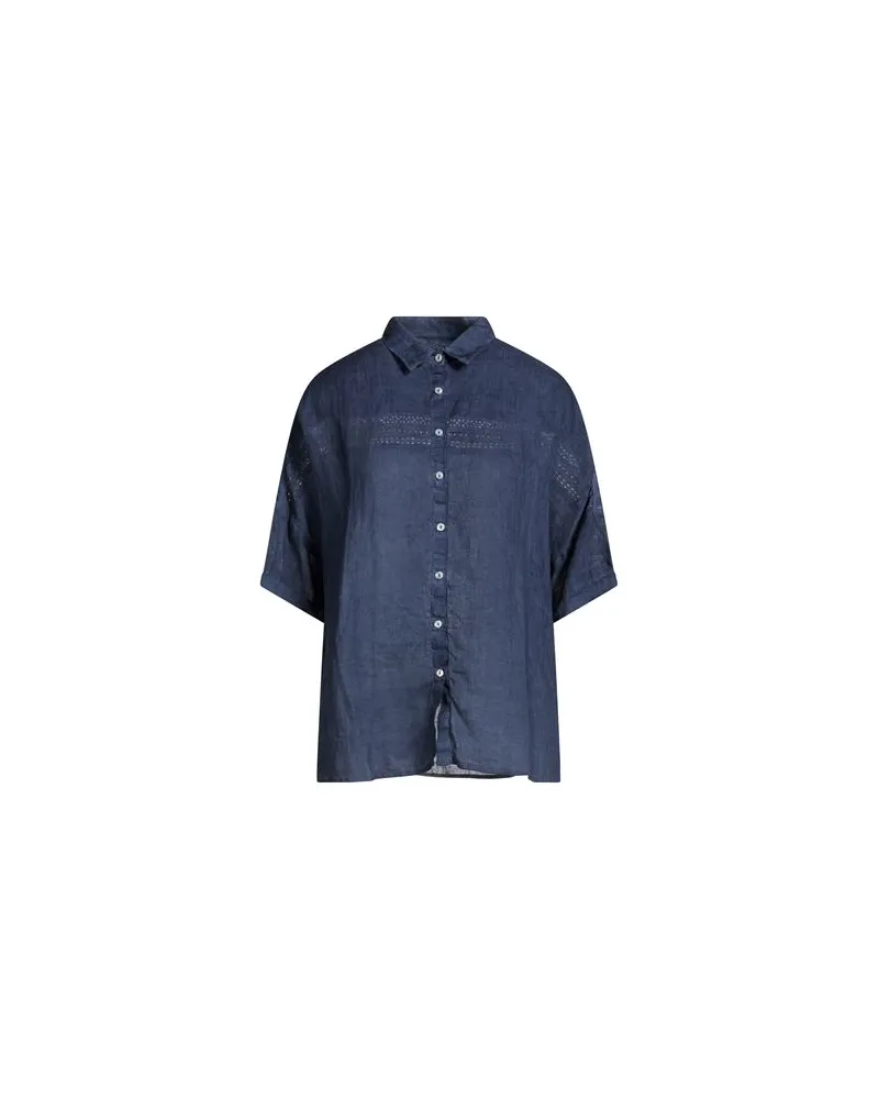 120% Lino TOPS - Hemdenauf YOOX.COM Marineblau