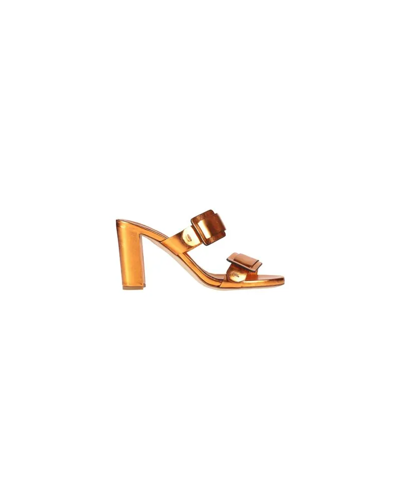 Roberto del Carlo SCHUHE - Sandalenauf YOOX.COM Orange