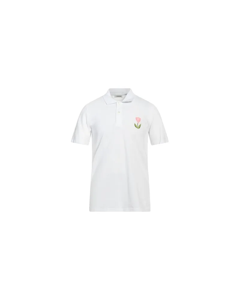Sandro TOPS - Poloshirtsauf YOOX.COM Weiß