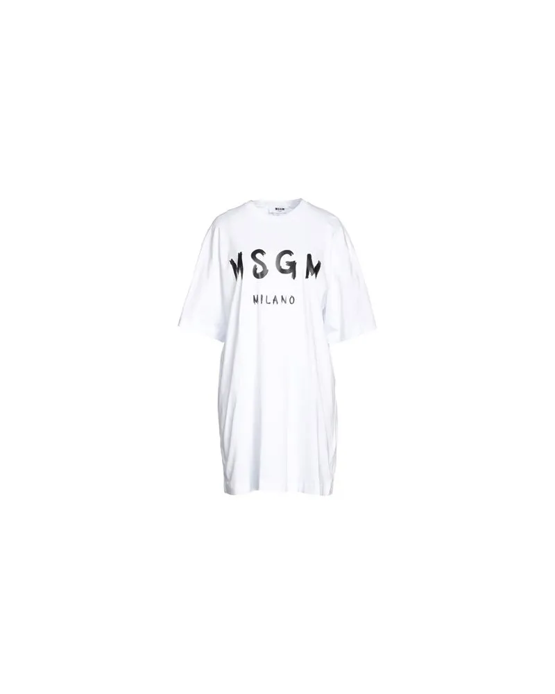 MSGM KLEIDER - Mini-Kleiderauf YOOX.COM Weiß