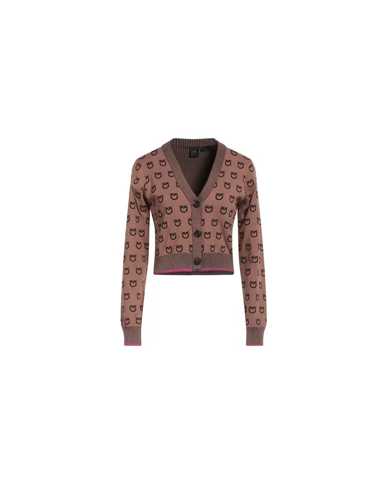 Pinko STRICKWAREN - Strickjackenauf YOOX.COM Hellbraun
