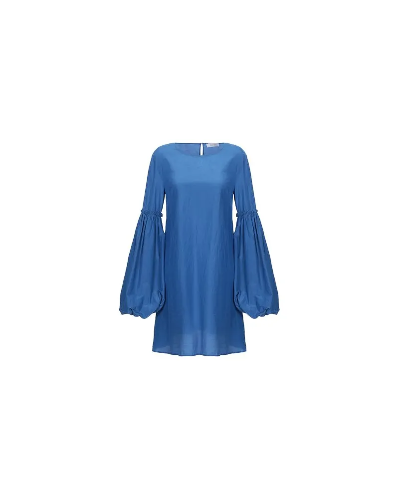 Aglini KLEIDER - Mini-Kleiderauf YOOX.COM Azurblau