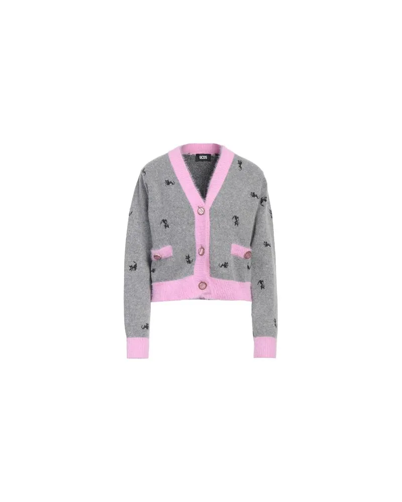 GCDS STRICKWAREN - Strickjackenauf YOOX.COM Grau