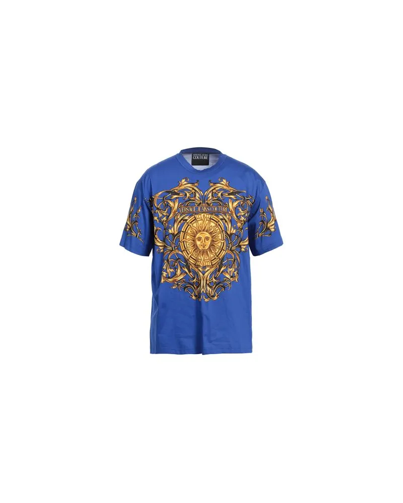 Versace Jeans TOPS - T-shirtsauf YOOX.COM Blau