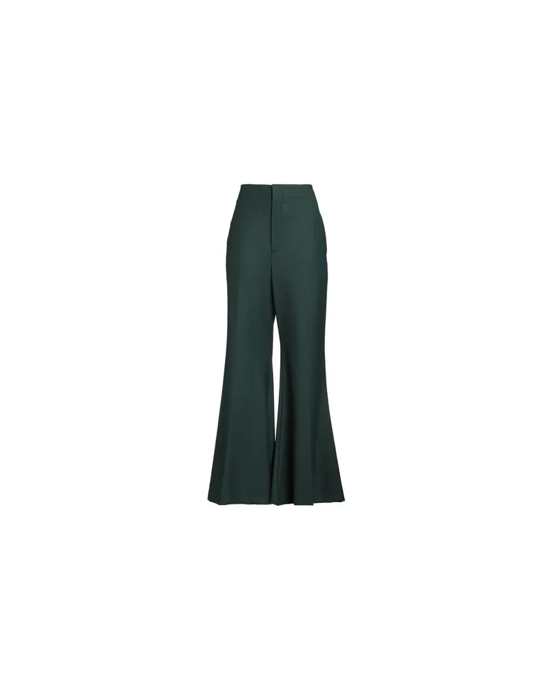 Victoria Beckham HOSEN & RÖCKE - Hosenauf YOOX.COM Dunkelgrün