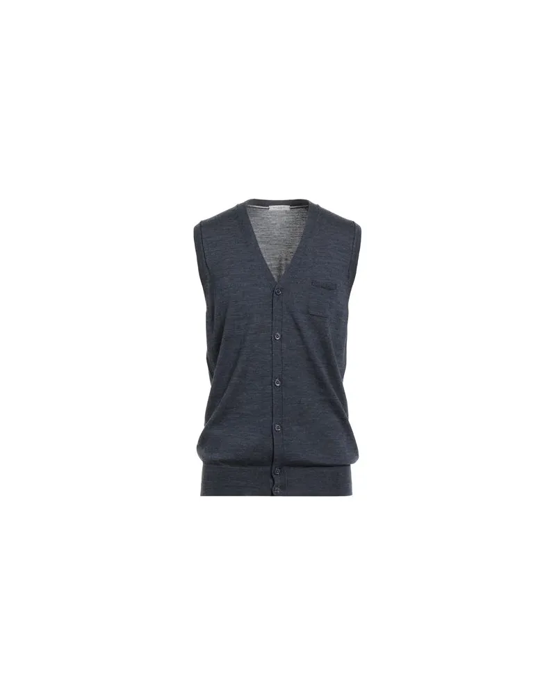Paolo Pecora Milano STRICKWAREN - Strickjackenauf YOOX.COM Marineblau