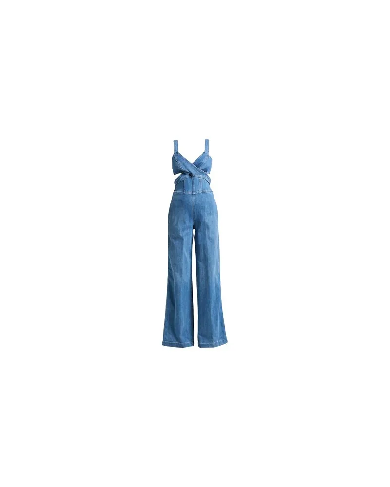 Liu Jo OVERALLS - Jumpsuitsauf YOOX.COM Blau